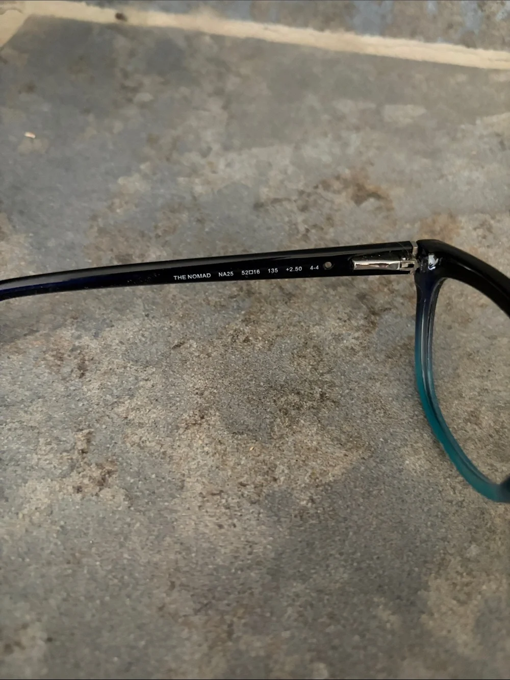 Bobbi Brown The Nomad Blue to Teal Ombre Cat-Eye Glasses 2.5